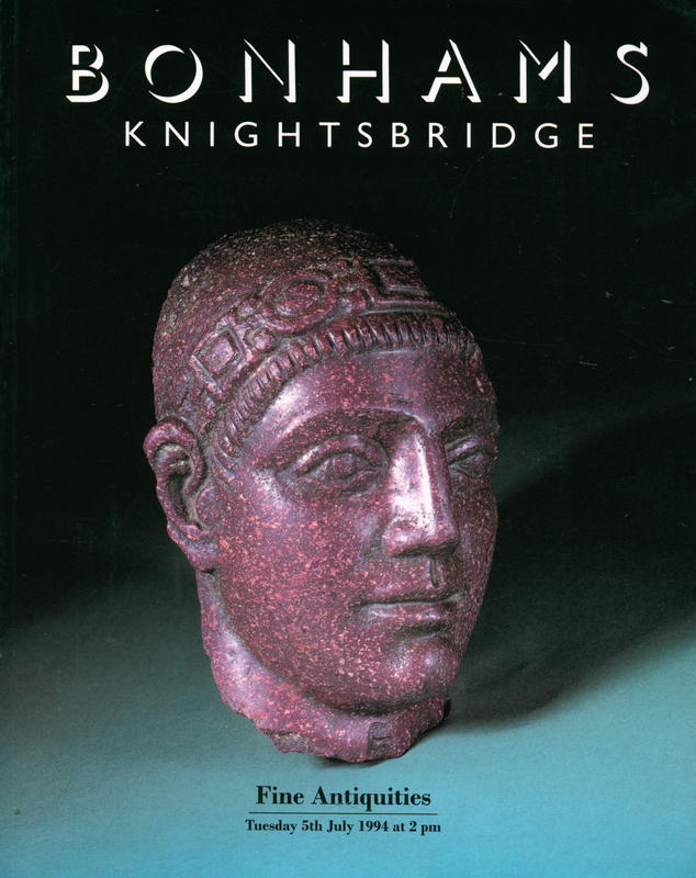 Fine antiquities : Tuesday 5th July 1994 / Bonhams Knightsbridge cover