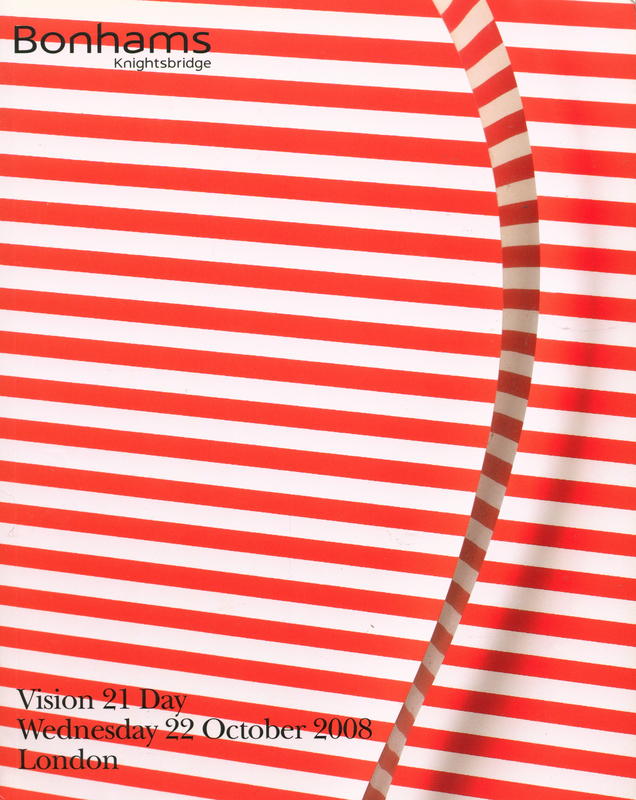 Vision 21 day : a sale of post war paintings, prints, photographs, sculptures and modern design furniture : Wednesday 22 October 2008 at 1pm, Knightsbridge cover