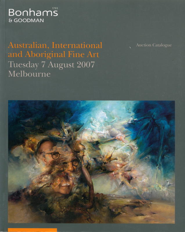 Australian, international and Aboriginal fine art : Tuesday 7 August 2007 at 6pm, Melbourne cover