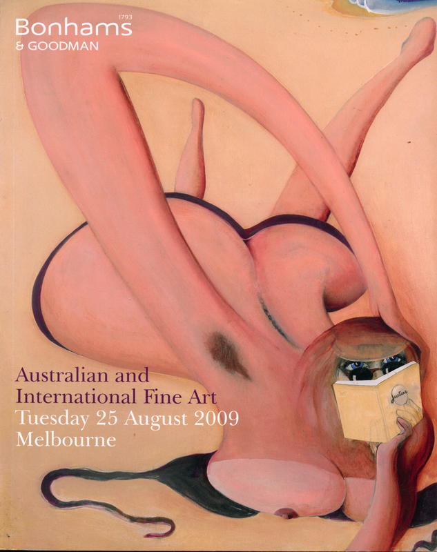 Australian and international fine art : Tuesday 25 August 2009 at 7pm, Melbourne cover