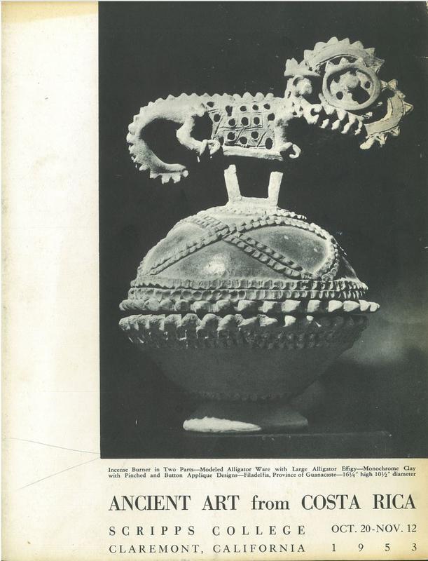 Ancient art from Costa Rica / [Scripps College ; foreword by Alfred E. Stendahl] cover
