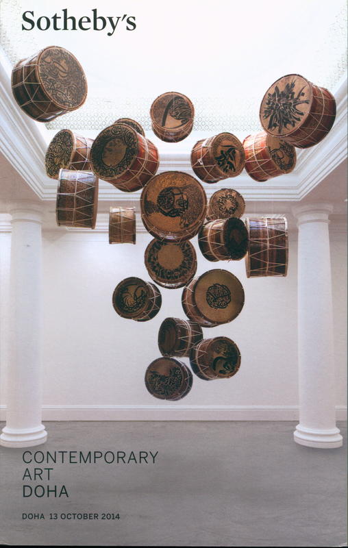 Contemporary art Doha : auction in Doha, 13 October 2014, 7 pm / Sotheby's cover