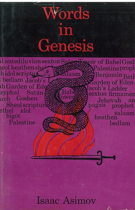 Words in Genesis / Isaac Asimov cover