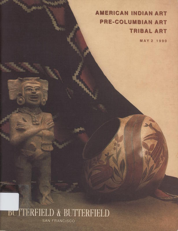 American Indian art, Pre-columbian art, tribal art : to be sold at auction, Wednesday May 2 1990 at 1:00 pm cover