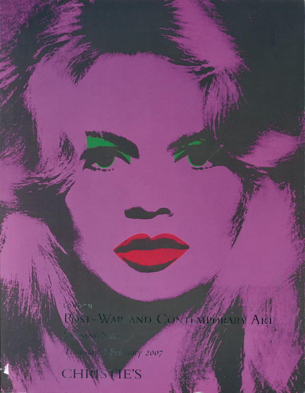 Post-war and contemporary art : evening sale, Thursday 8 February 2007 : including property from the Tettamani Collection cover