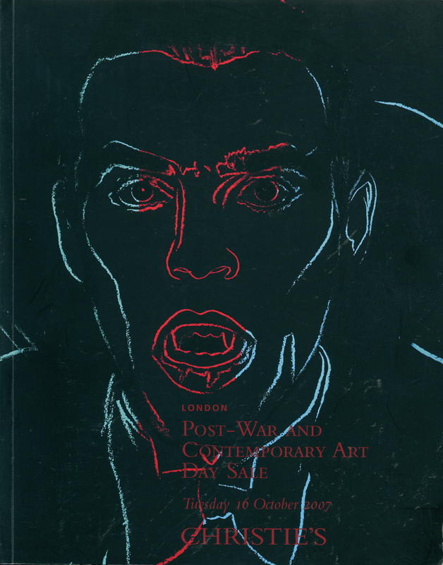 Post-war and contemporary art day sale : Tuesday 16 October 2007 cover