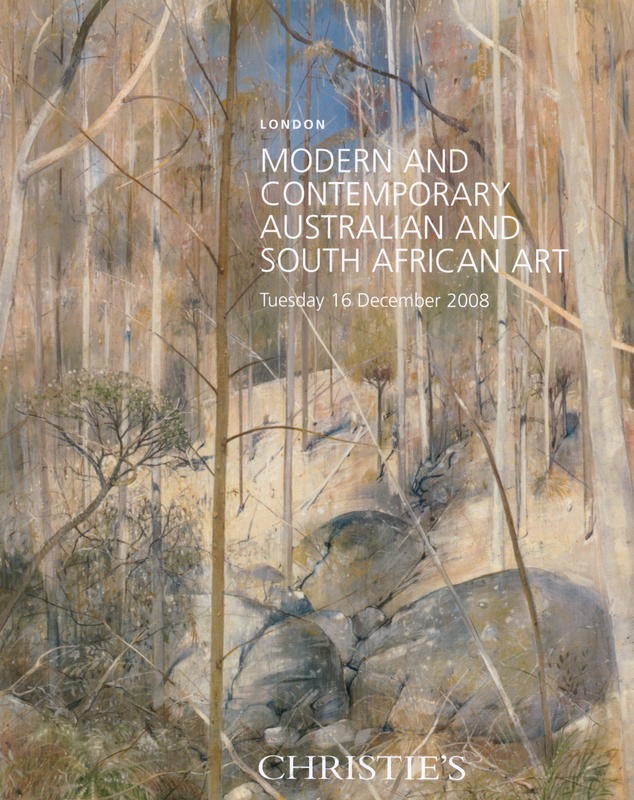 Modern and contemporary Australian and South African art : Tuesday 16 December 2008 cover