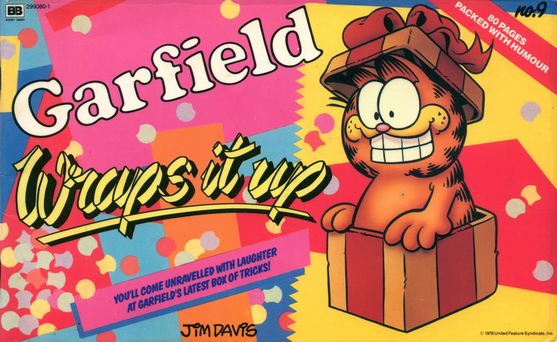 Garfield wraps it up cover