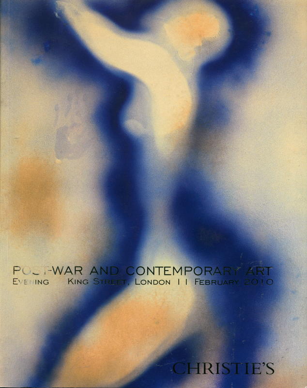 Post-war and contemporary art evening auction : Thursday 11 February 2010 cover