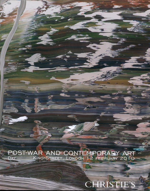 Post-war and contemporary art day auction : Friday 12 February 2010 cover