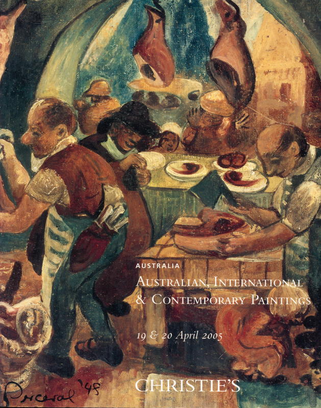 Australian, international and contemporary paintings : Melbourne, 19 and 20 April 2005 cover