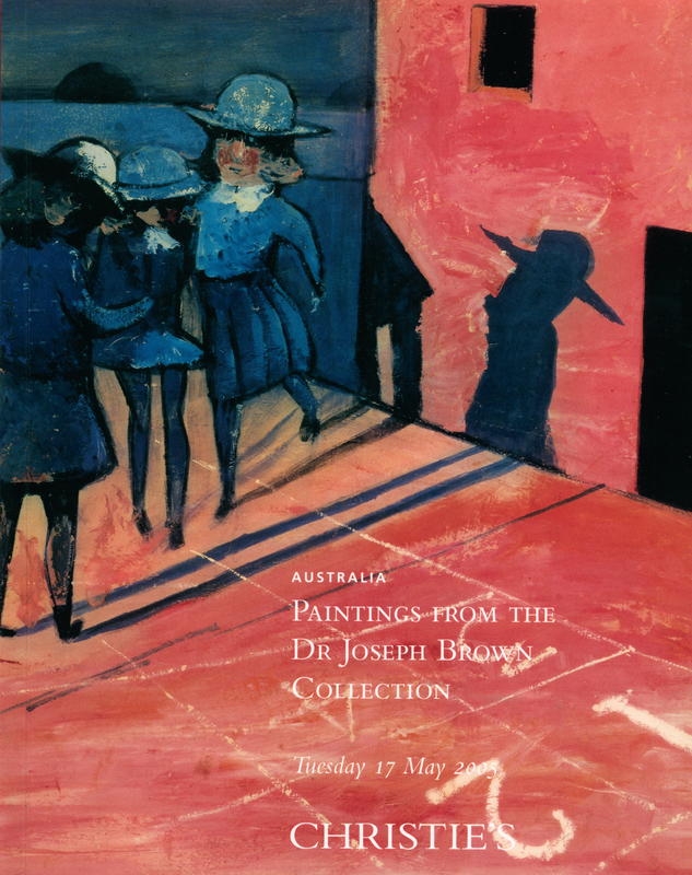 Paintings from the Joseph Brown collection : Melbourne, 17 May 2005 cover