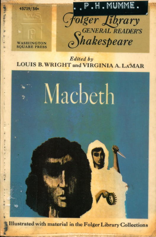 The tragedy of Macbeth / by William Shalespeare cover