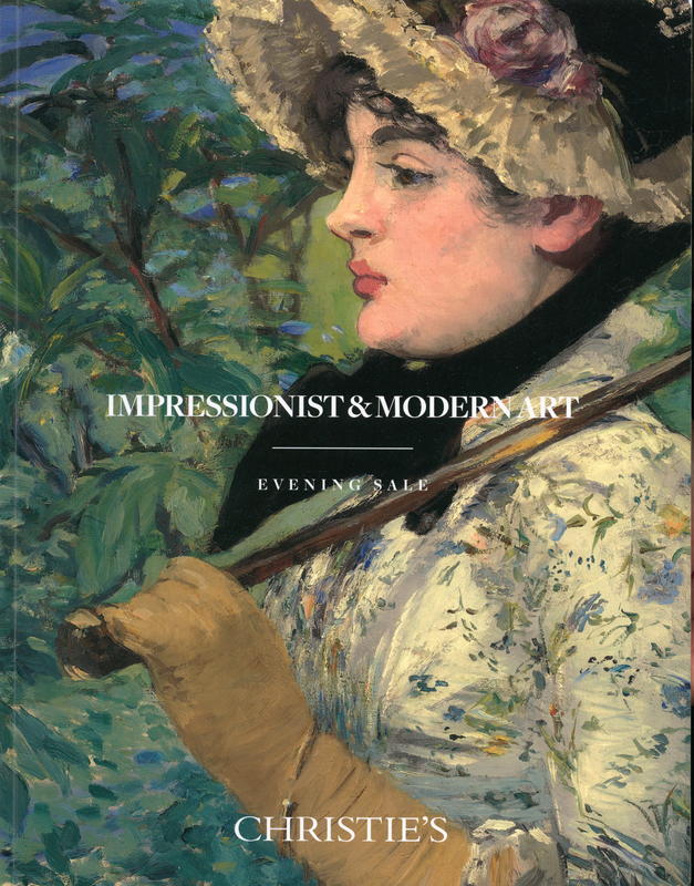 Impressionist and modern art : evening sale : auction, Wednesday 5 November 2014 cover