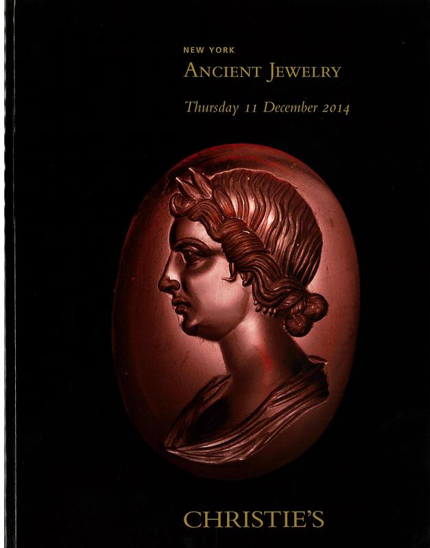 Ancient jewelry : Thursday 11 December 2014 / Christie's cover