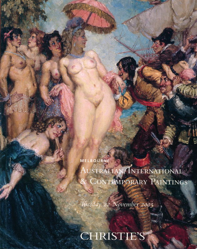 Australian, international and contemporary paintings : Melbourne, 22 November 2005 cover