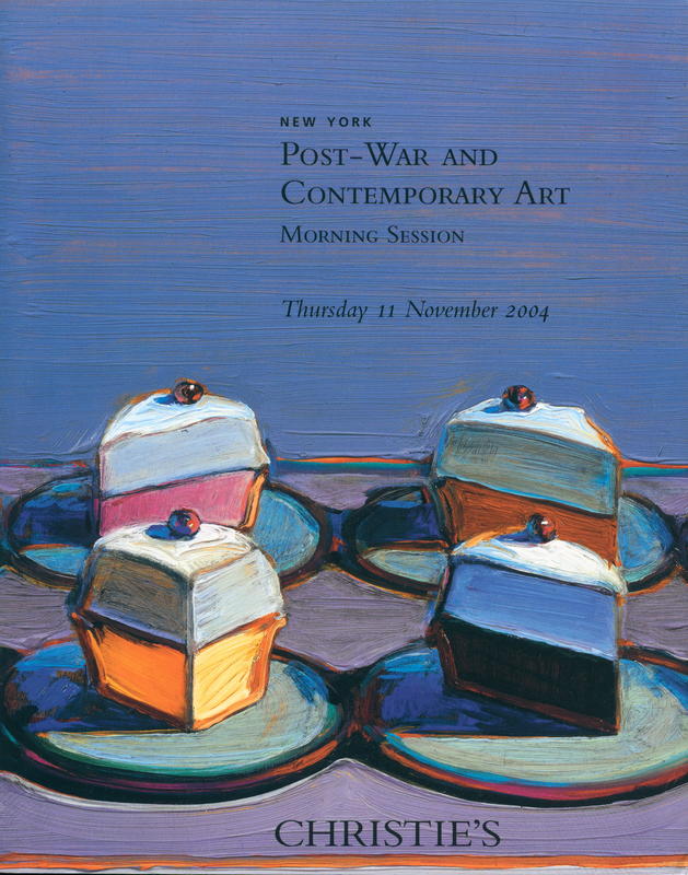 Post-war and contemporary art (morning session) : Thursday 11 November 2004 cover