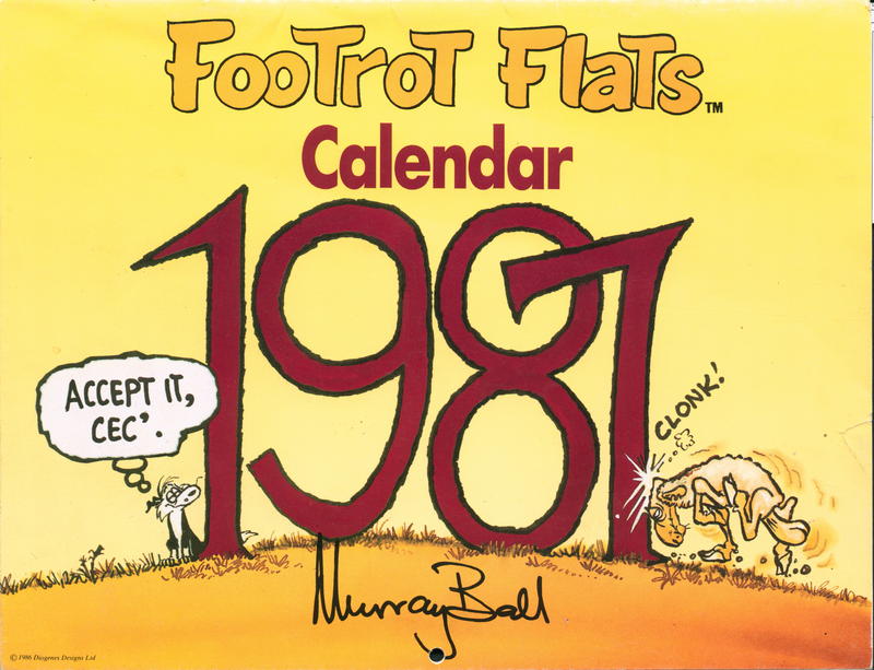Footrot Flats : 1987 calendar cover