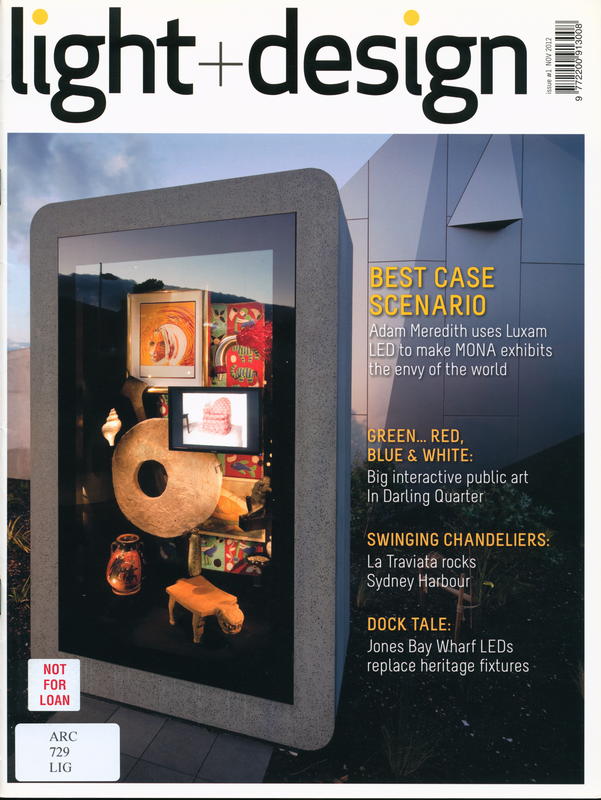 Light design : issue 1, November 2012 cover