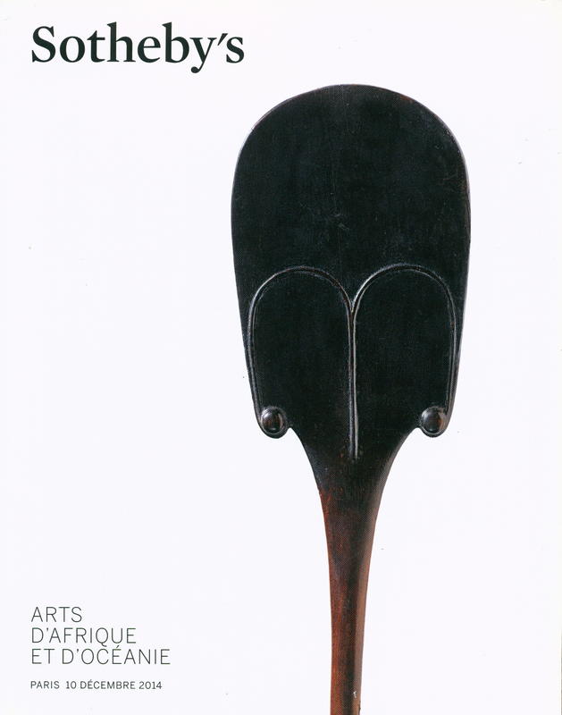 Arts d'Afrique et d'Oceanie : vente a Paris, 10 Decembre 2014 cover