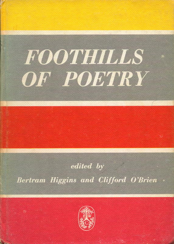 Foothills of poetry cover