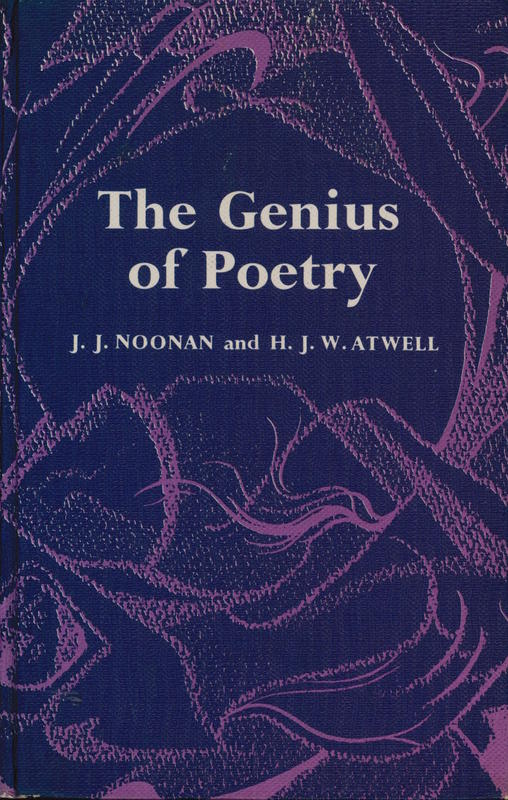 The genius of poetry cover