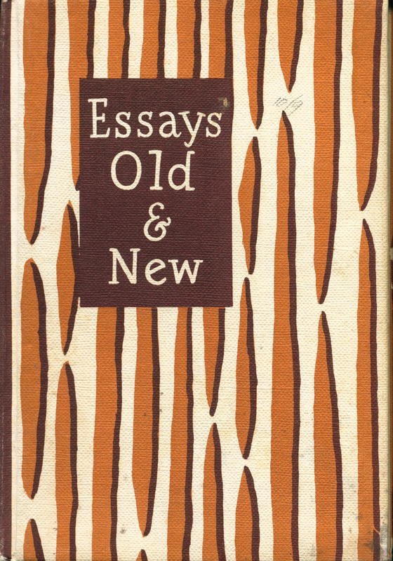 Essays old and new cover