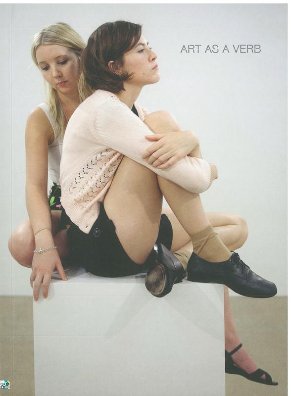Art as a verb cover