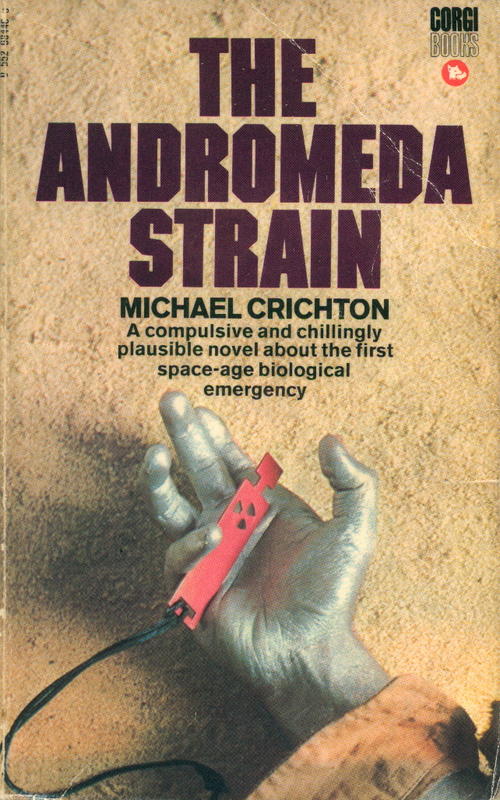 The Andromeda strain / Michael Crichton cover