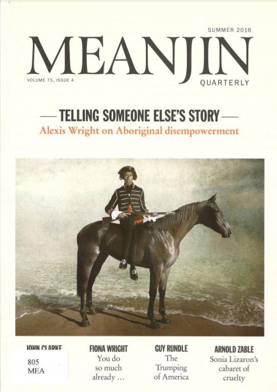 Meanjin Quarterly cover