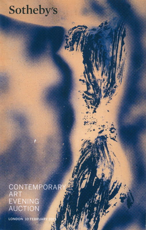 Contemporary art evening auction : auction in London, Tuesday 10 February 2015, 6.30 pm cover
