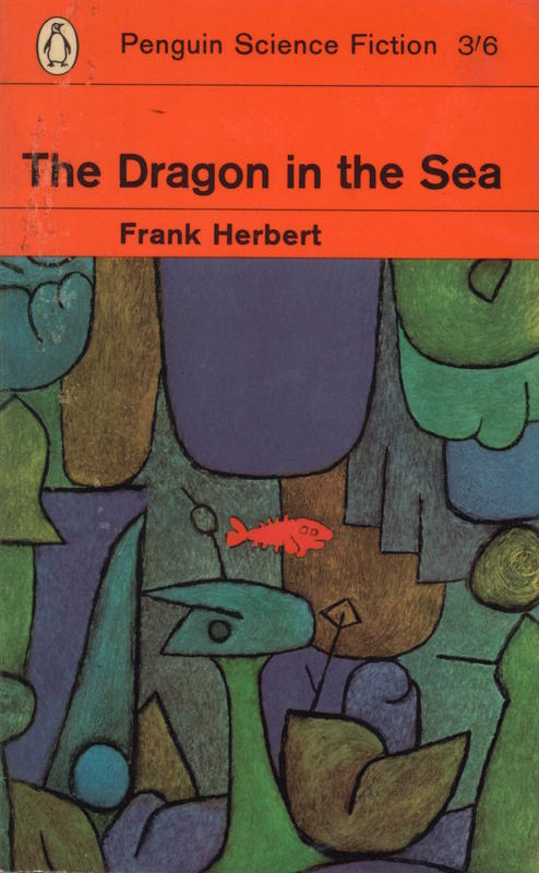 The dragon in the sea / Frank Herbert cover