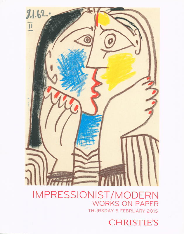 Impressionist/modern works on paper : properties from the collection of Dr Carl Hagemann : Thursday 5 February 2015 cover