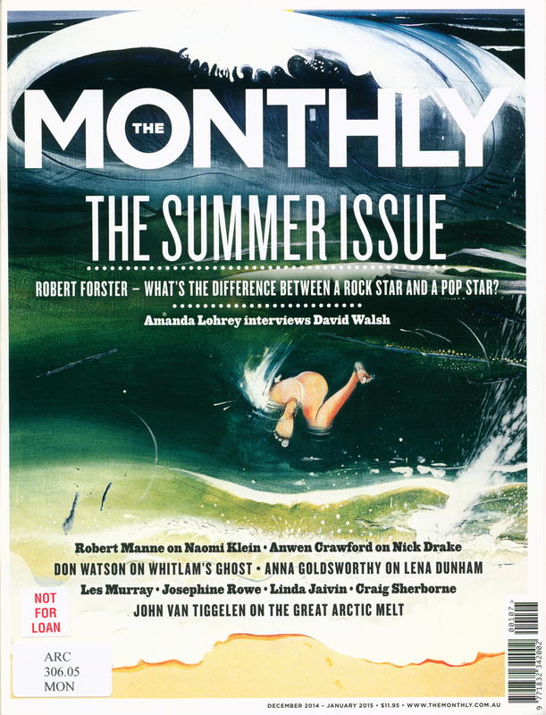 The monthly : the summer issue : December 2014-January 2015 cover
