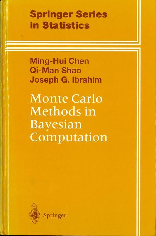 Monte Carlo methods in Bayesian computation cover