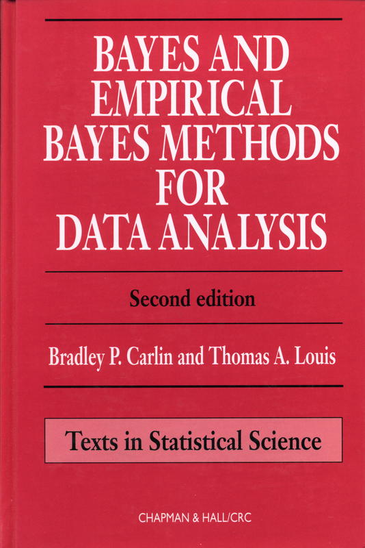 Bayes and empirical Bayes methods for data analysis / Bradley P. Carlin and Thomas A Louis cover
