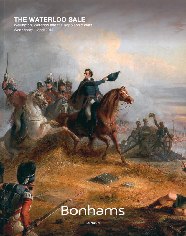 The Waterloo sale : Wellington, Waterloo and the Napoleonic Wars : Wednesday 1 April 2015 cover