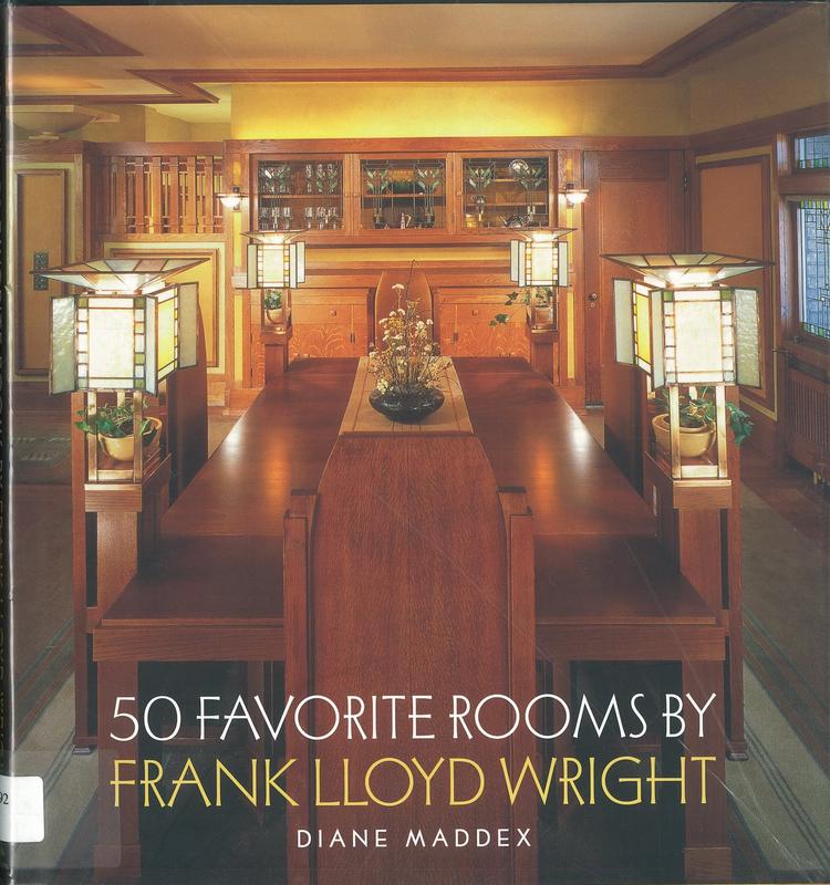 50 favorite rooms by Frank Lloyd Wright cover