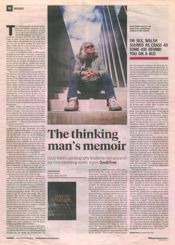 The thinking man's memoir cover