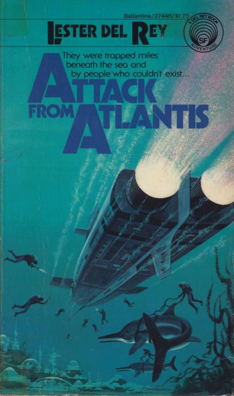 Attack from Atlantis / Lester del Rey cover