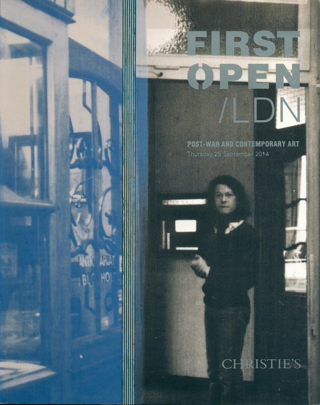 First open / LDN : post-war and contemporary art, Thursday 25 September 2014 cover