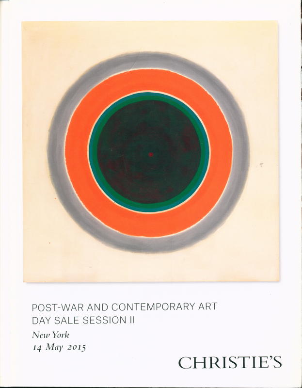 Post-war and contemporary art : day sale session II, Thursday 14 May 2015 cover