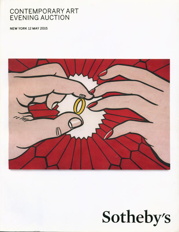 Contemporary art evening auction : auction in New York, 12 May 2015, 7 pm cover
