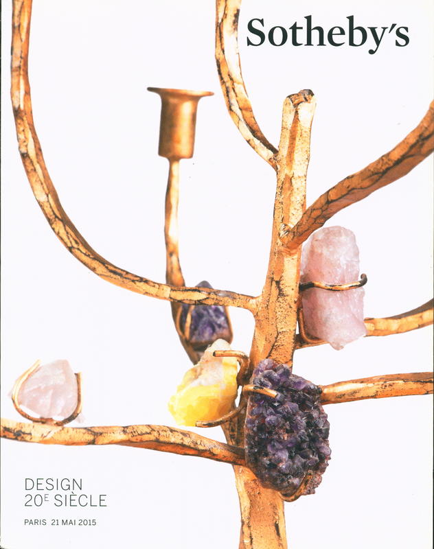 Design 20e Siecle : vente a Paris, 21 Mai 2015 cover
