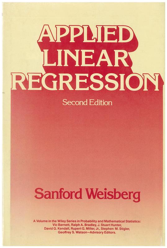 Applied linear regression cover