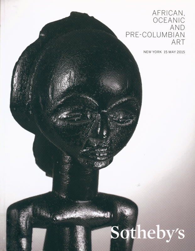 African, Oceanic and Pre-Columbian art : auction in New York, 15 May 2015 cover