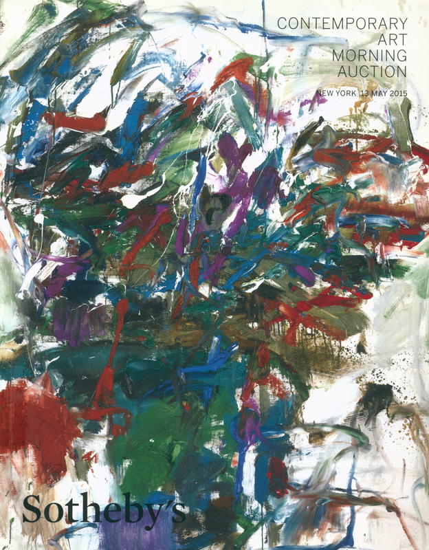 Contemporary art morning auction : auction in New York, 13 May 2015 cover
