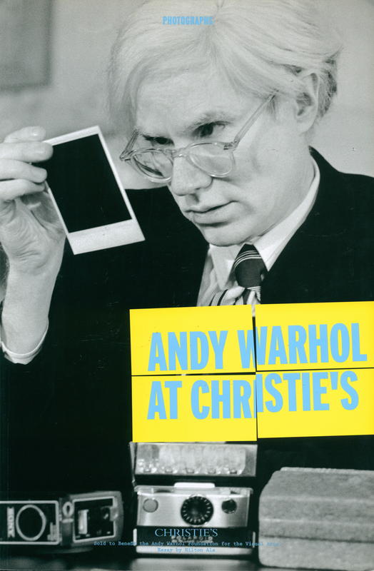 Andy Warhol at Christie's : photographs : sold to benefit the Andy Warhol Foundation for the Visual Arts, Monday 12 November 2012 cover