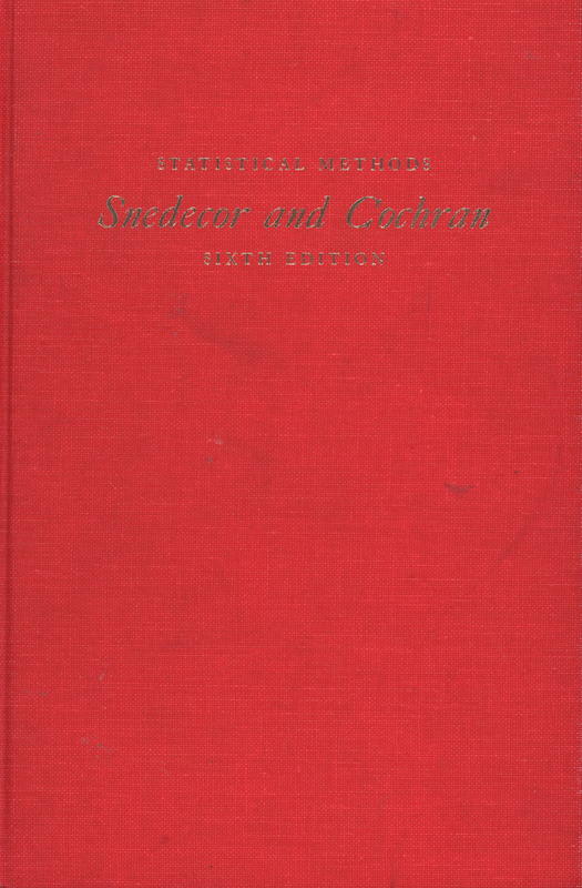 Statistical methods cover