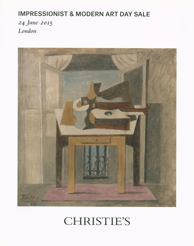 Impressionist & modern art : day sale, Wednesday 24 June 2015 cover